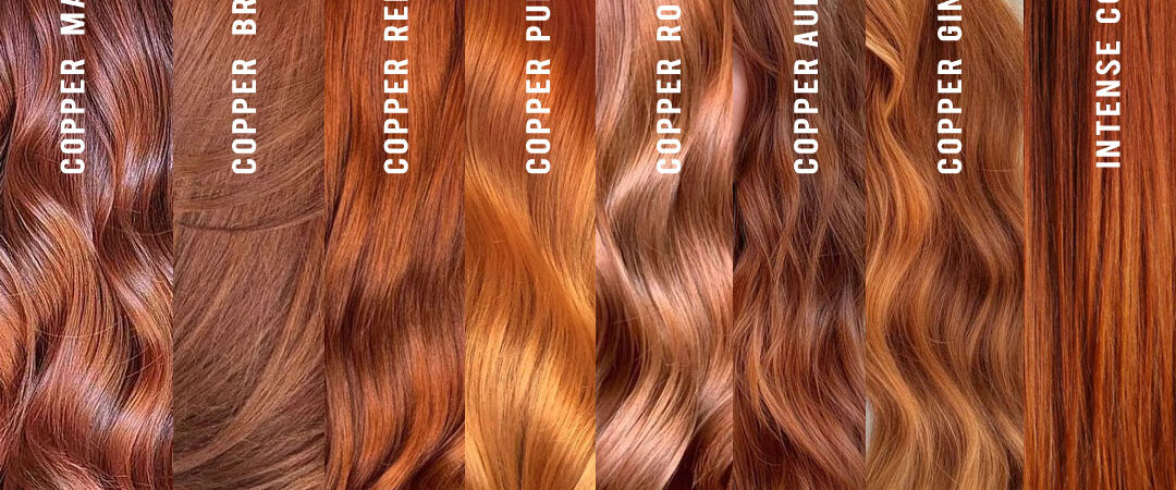 رنگ موی مسی طیف رنگی