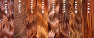 رنگ موی مسی طیف رنگی